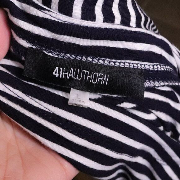 41 Hawthorn | Striped Long Sleeve Top Large - Picture 5 of 7